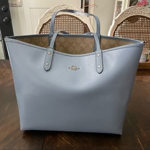 Coach Reversible City Tote with Matching Wristlet/Wallet